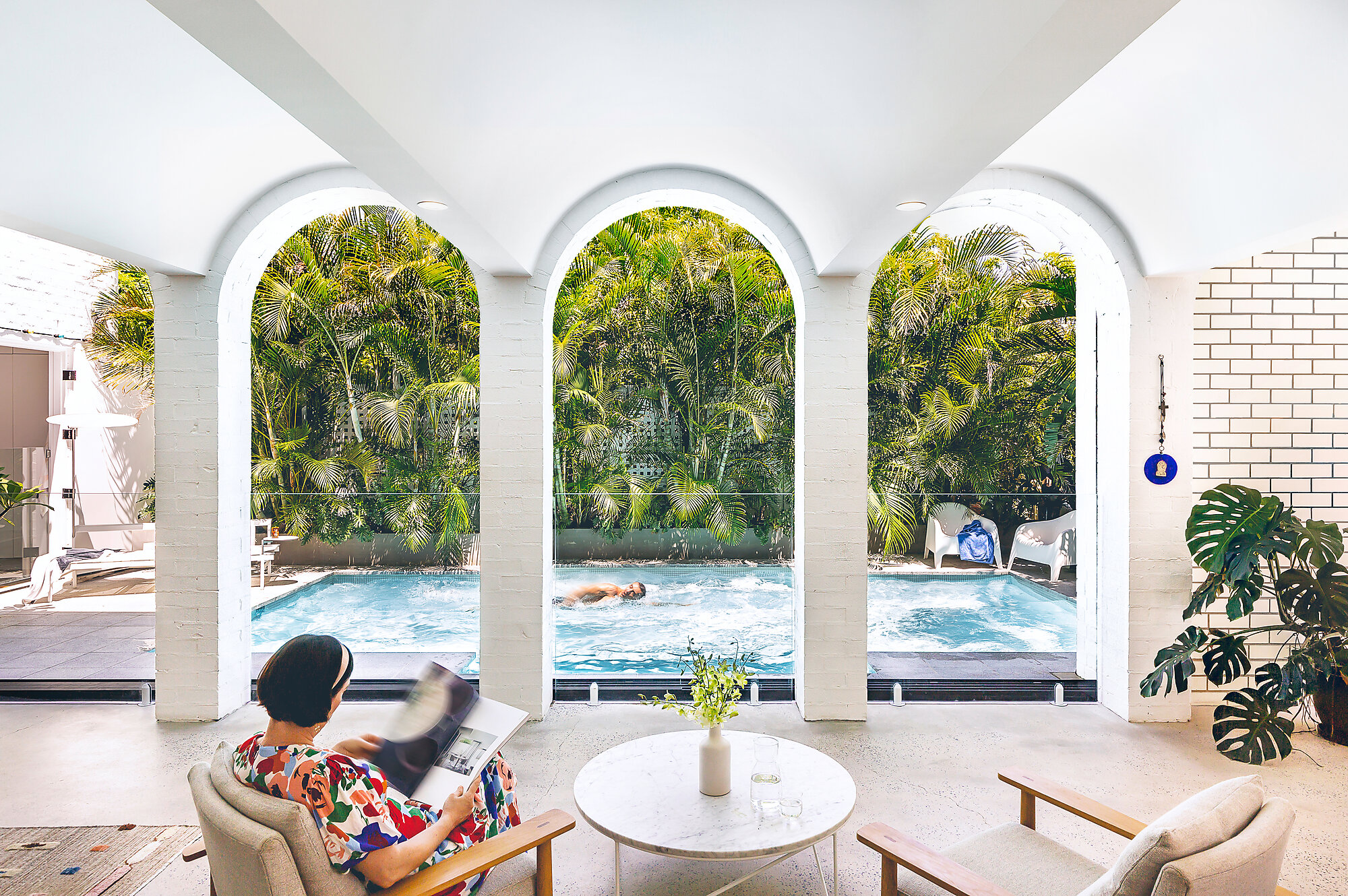 Interior photograph of Toowong Lighthouse by Jad Sylla